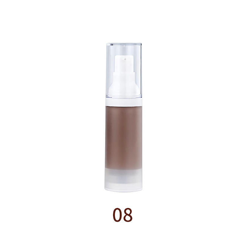 Custom Logo 30ml Liquid Foundation Pressed Bottle 8 Colors Waterproof Full Coverage Vegan Private Label Foundation