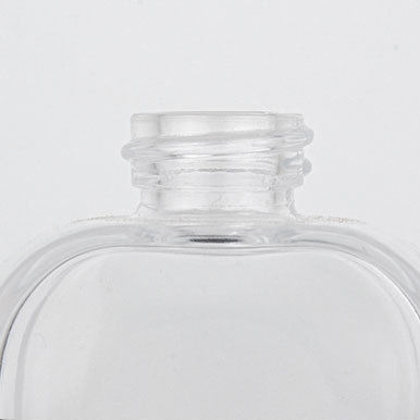 Clear Empty 30ml 50ml 100ml 120ml Cream Cosmetic Glass Jar Lotion Pump Glass Bottle Luxury Flat Square Skincare Packaging Set