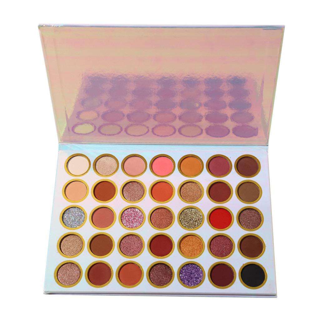 Wholesale Custom Private Label 80 Colors Shimmer Glitter Pigmented Eye Shadow Palette