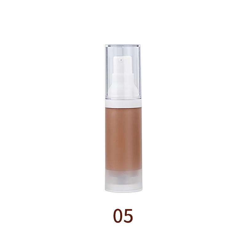 Custom Logo 30ml Liquid Foundation Pressed Bottle 8 Colors Waterproof Full Coverage Vegan Private Label Foundation