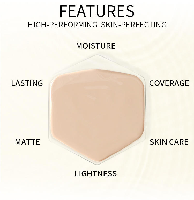 Waterproof Long Lasting Matte Cushion Vegan Full Coverage Foundation 24 Colors Private Label Makeup Matte Foundation For Makeup