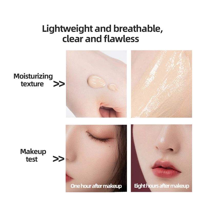 Professional Concealing Eye Dark Circle Liquid Long-Lasting Corrector Cream Concealer Makeup 12ml Matte Face Foundation Cream