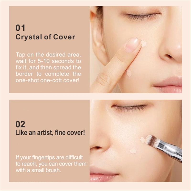 Professional Concealing Eye Dark Circle Liquid Long-Lasting Corrector Cream Concealer Makeup 12ml Matte Face Foundation Cream