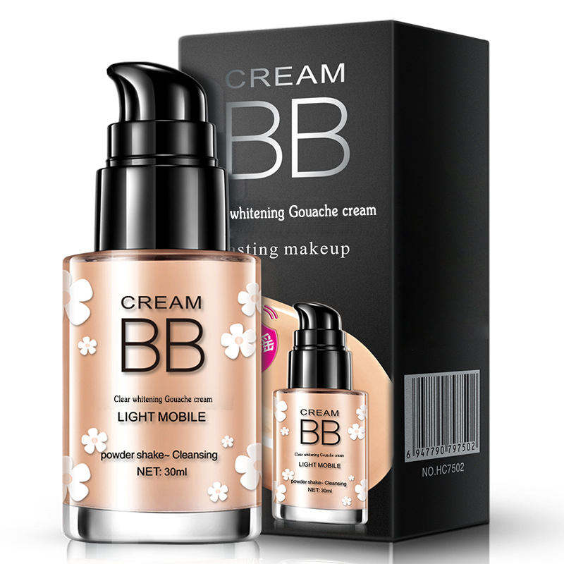 Private Label White Makeup Liquid Foundation Serum BB Cream Brighten Glow Whitening Liquid Foundation