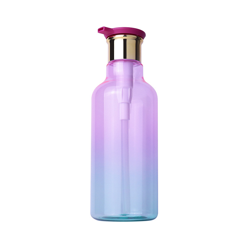 500ml Customizable Multi Spray Color Body Wash Plastic Foam Pump Bottle Cosmetic Packaging Lotion Shampoo Bottle