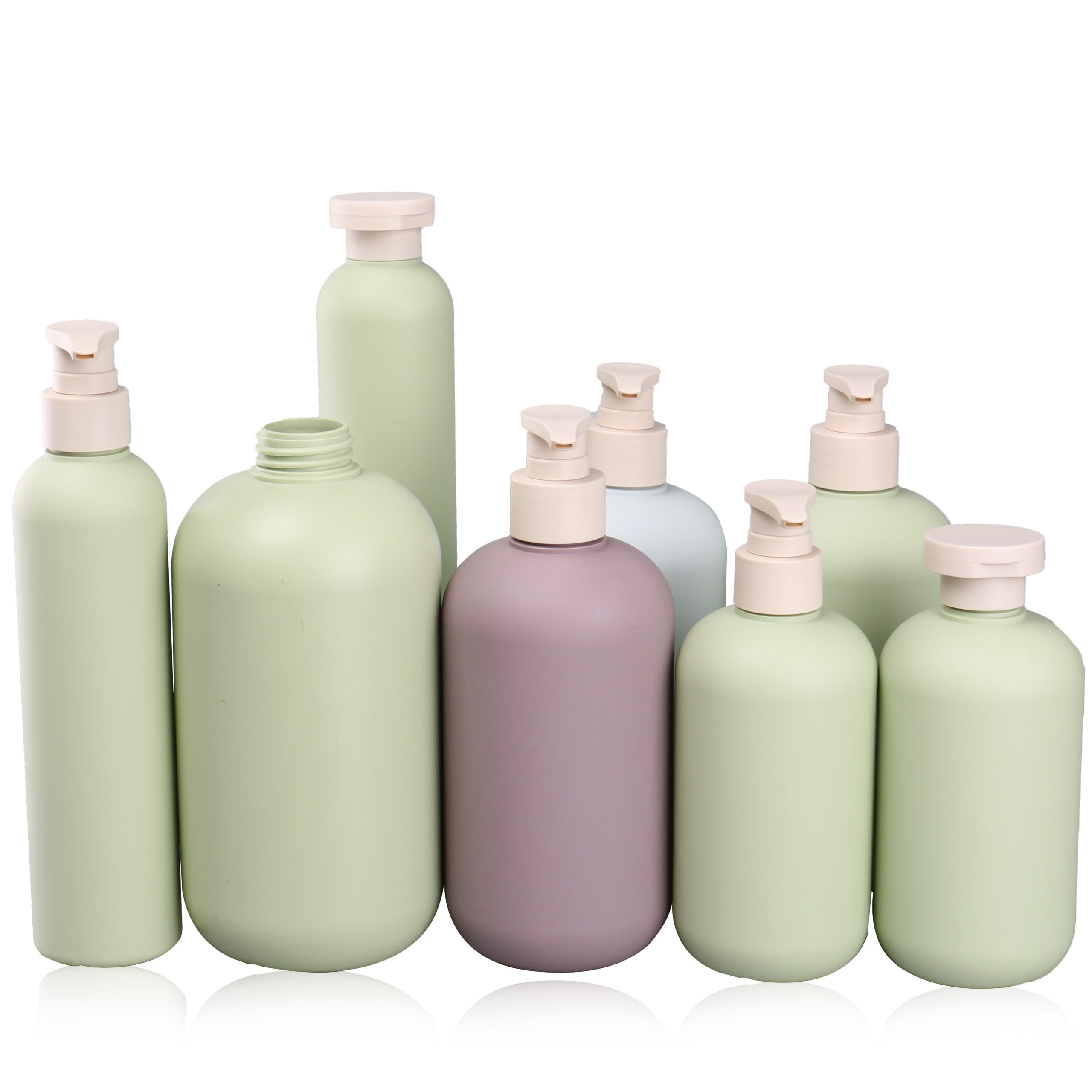 Large Capacity HDPE Plastic 200ml 250ml 300ml 500ml 800ml Eco Friendly Shampoo And Conditioner Bottles With Flip Pump Head