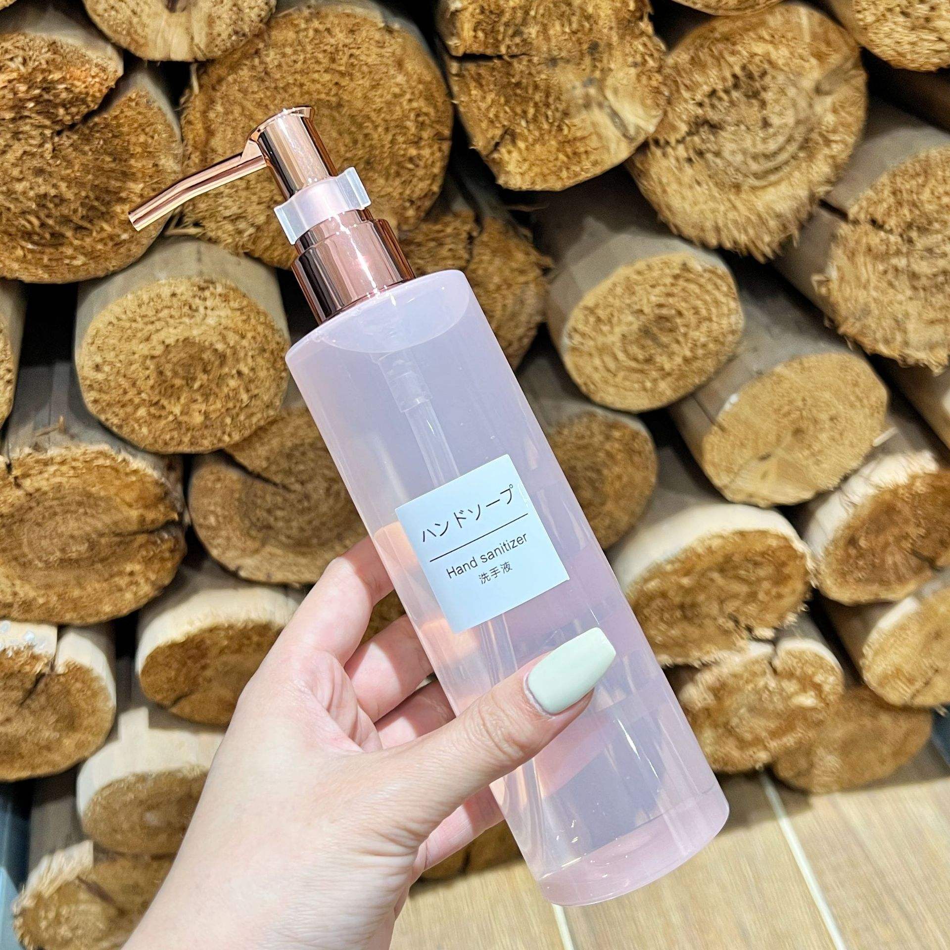 Empty Refillable Petg Pink 250ml 350ml Cosmetic Body Lotion Hand Wash Hair Gels Shampoo Makeup Remover Oil Bottles With Pump