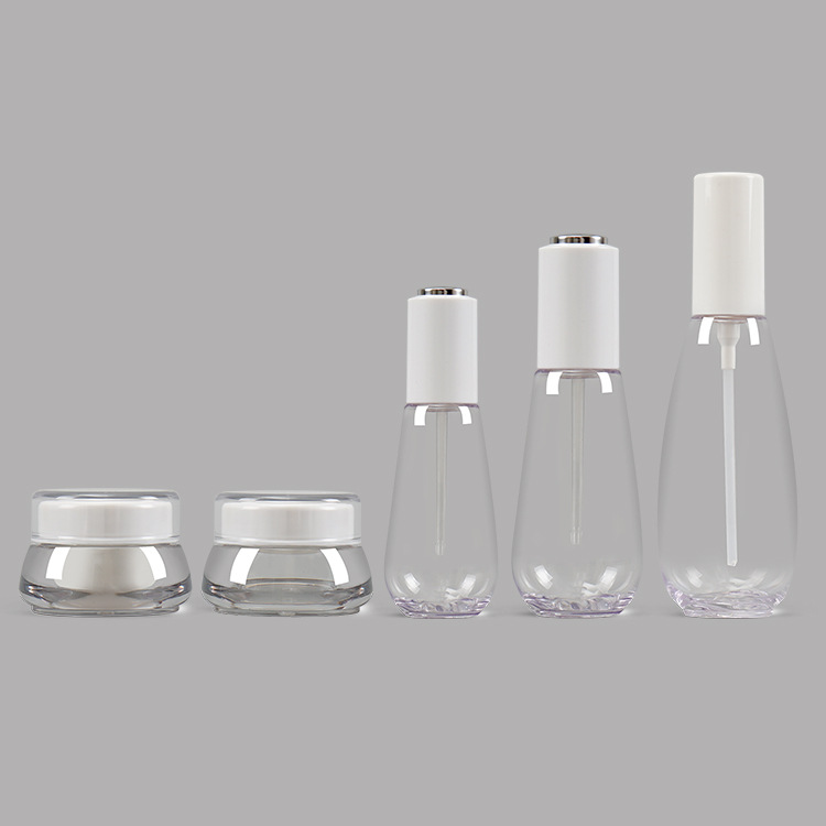 View larger image Add to Compare  Share 15ml 30ml 50ml 80ml 120ml Cosmetic Packaging Empty Refillable Toner Plastic Bottles And Jar PETG Serum Bottles