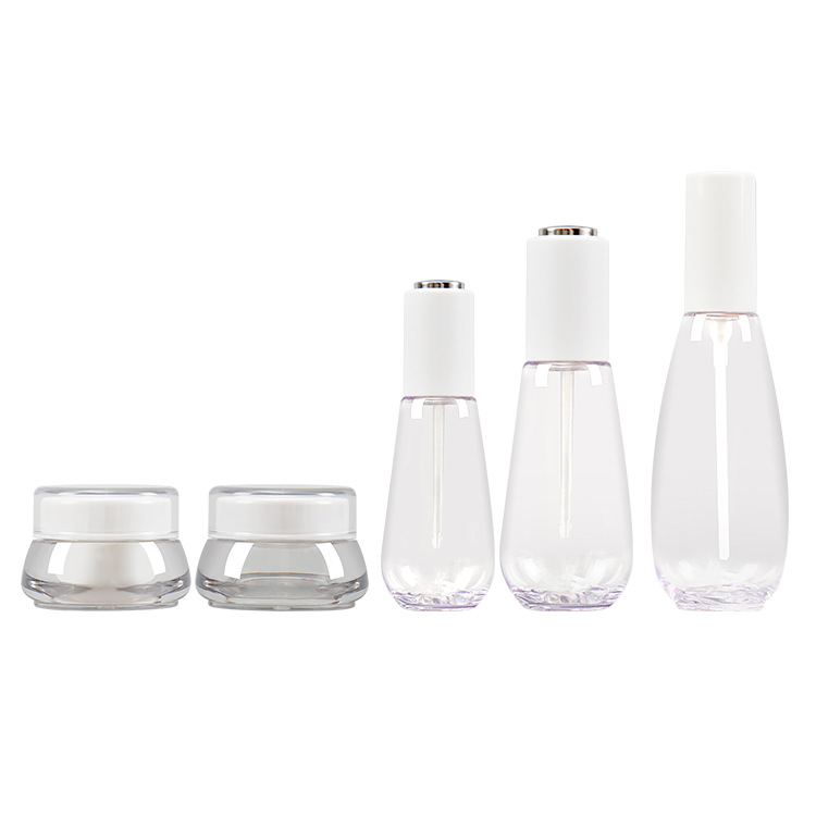 View larger image Add to Compare  Share 15ml 30ml 50ml 80ml 120ml Cosmetic Packaging Empty Refillable Toner Plastic Bottles And Jar PETG Serum Bottles