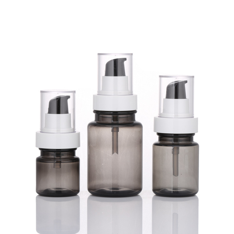 Grey Sprayer Lotion Plastic Bottle 40ml/60ml/100ml/120ml Cosmetic Packaging Container Matte Fine Mist Spray Bottle