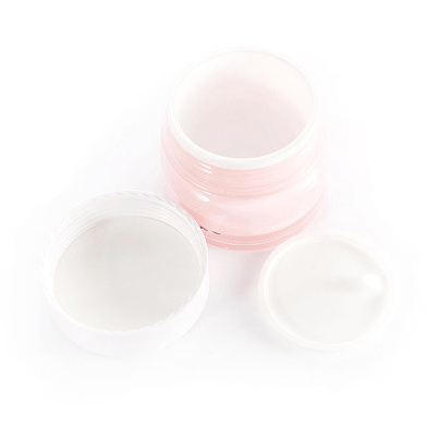 Face Cream Container Cosmetic Packaging 50g Transparent Pink Round Acrylic Jar Skin Care Cream Jar