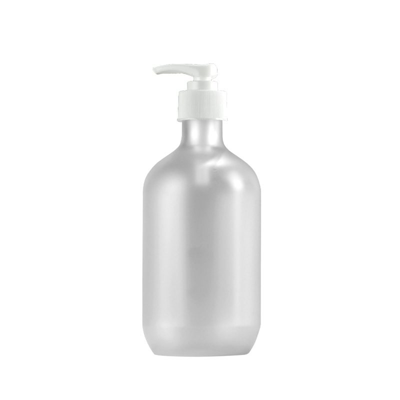 Matte White Black Empty Cosmetic Pump Pet Plastic Bottle Customized 200ml 300ml 500ml Shampoo Lotion Bottle