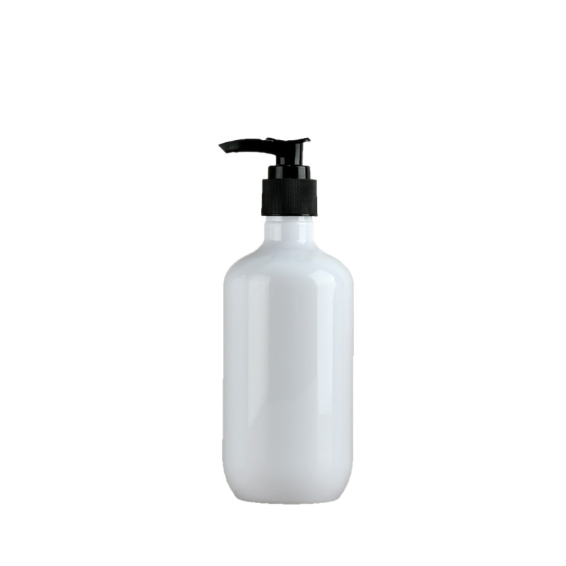 Matte White Black Empty Cosmetic Pump Pet Plastic Bottle Customized 200ml 300ml 500ml Shampoo Lotion Bottle