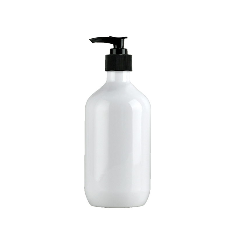 Matte White Black Empty Cosmetic Pump Pet Plastic Bottle Customized 200ml 300ml 500ml Shampoo Lotion Bottle