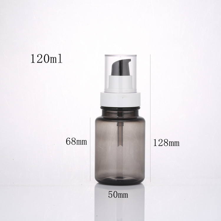 Grey Sprayer Lotion Plastic Bottle 40ml/60ml/100ml/120ml Cosmetic Packaging Container Matte Fine Mist Spray Bottle