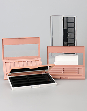 rectangle empty plastic eyeshadow palette eyeshadow container for makeup