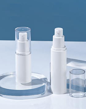 Eco Friendly White Empty PP Plastic Cosmetic Packaging Container 15ml 30ml 50ml 80ml Skin Care Face Cream Airless Serum Bottle