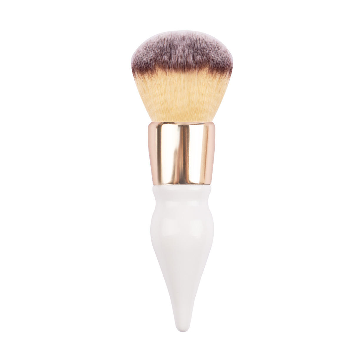 Pro Cosmetics Tools Kabuki Brush Soft White Short Handle Blush Brush Fluffy Face Foundation Makeup Powder Brushes