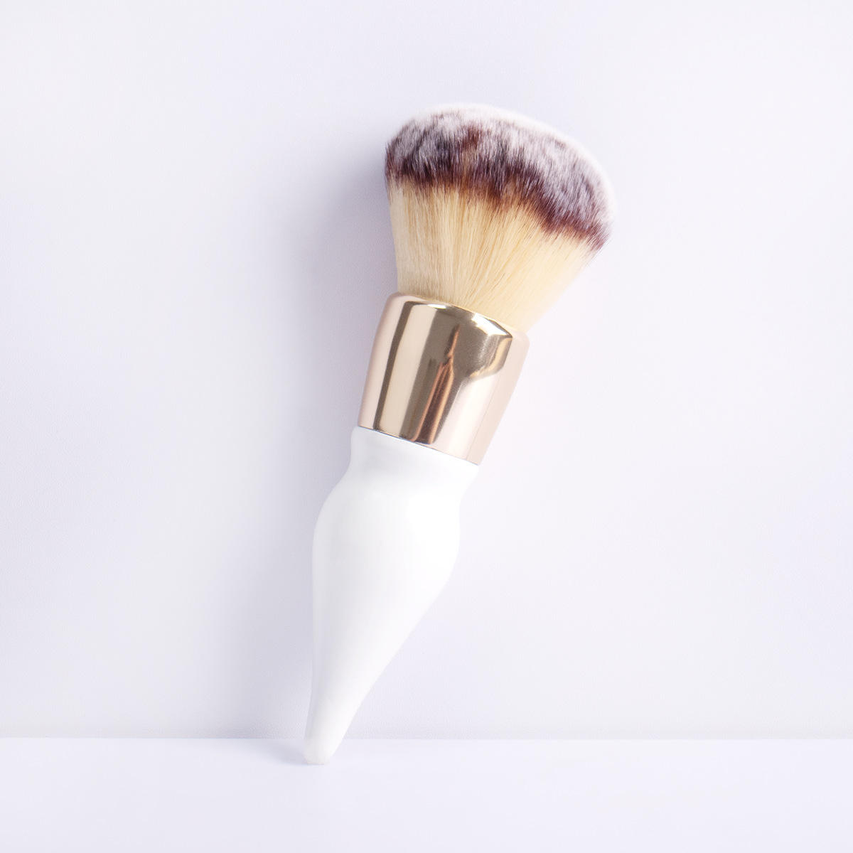 Pro Cosmetics Tools Kabuki Brush Soft White Short Handle Blush Brush Fluffy Face Foundation Makeup Powder Brushes