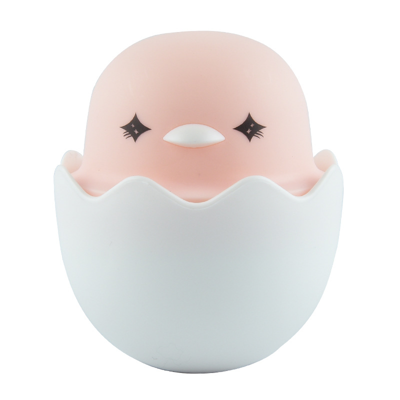 Pink And Green Cosmetic Child Cream Container Plastic 30g Lovely Chicken Egg Shape Cosmetic Eye Cream Jar