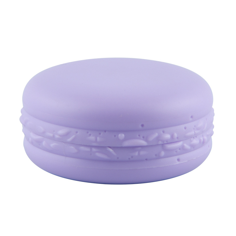 Mini Empty Colorful Lip Balm Container 5g 10g Plastic PP Macaron Shaped Eye Cream Face Cream Jar