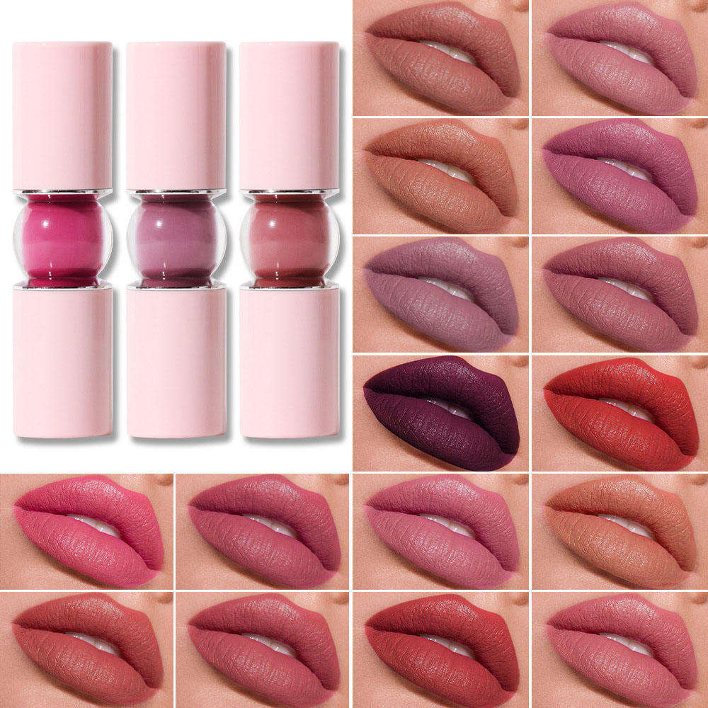 Lip And Blush Dual-use 18 Colors Long Lasting Matte Lip Glaze Moisturizing Lip Gloss Cosmetic Liquid Lipstick