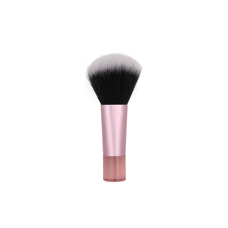 Single Soft Hair Beauty Tool Contour Blusher Pink Mini Cosmetic Brush Set Loose Powder Makeup Brushes With Crystal Handle