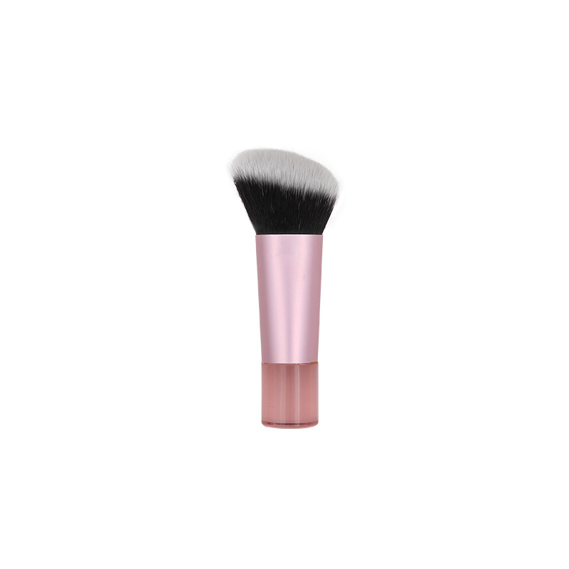 Single Soft Hair Beauty Tool Contour Blusher Pink Mini Cosmetic Brush Set Loose Powder Makeup Brushes With Crystal Handle