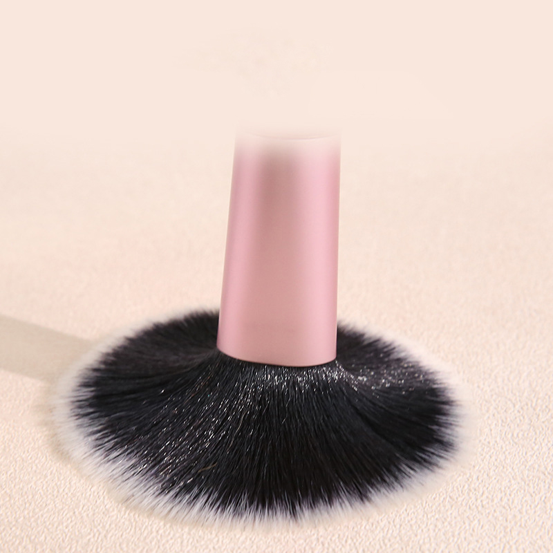 Single Soft Hair Beauty Tool Contour Blusher Pink Mini Cosmetic Brush Set Loose Powder Makeup Brushes With Crystal Handle