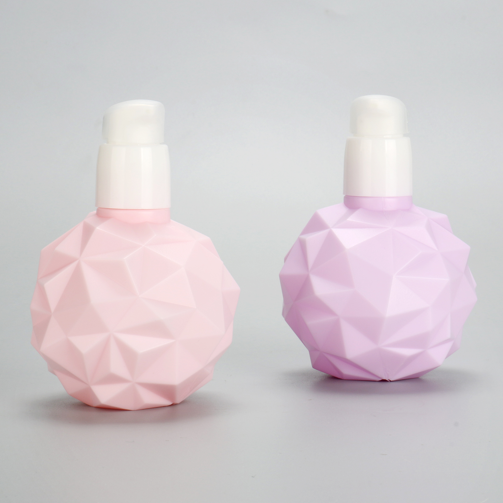 100ml Unique Design Cute Hand Skincare Cream Bottle 100ml Pink Plastic Sunscreen Body Lotion Oil Bottles