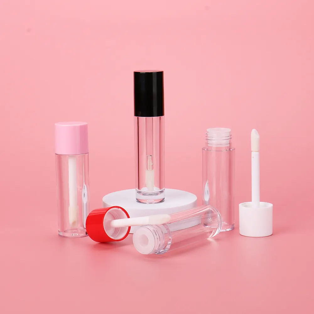 18.7ml  21ml Large Capacity Lip Gloss Tube Big Wand Empty Lip Oil Bottle Concealer Tube With Brush