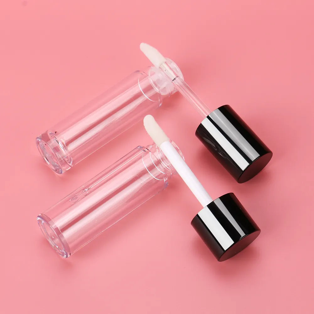 18.7ml  21ml Large Capacity Lip Gloss Tube Big Wand Empty Lip Oil Bottle Concealer Tube With Brush