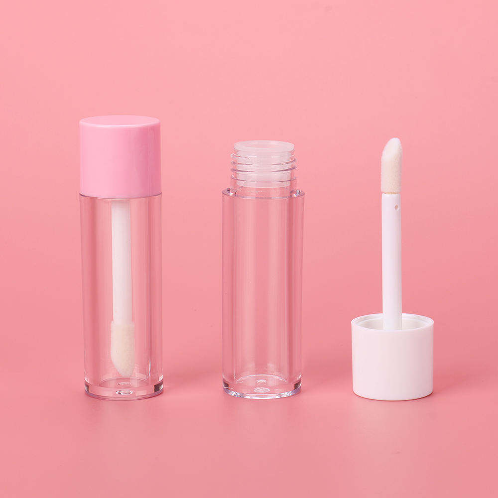 18.7ml  21ml Large Capacity Lip Gloss Tube Big Wand Empty Lip Oil Bottle Concealer Tube With Brush