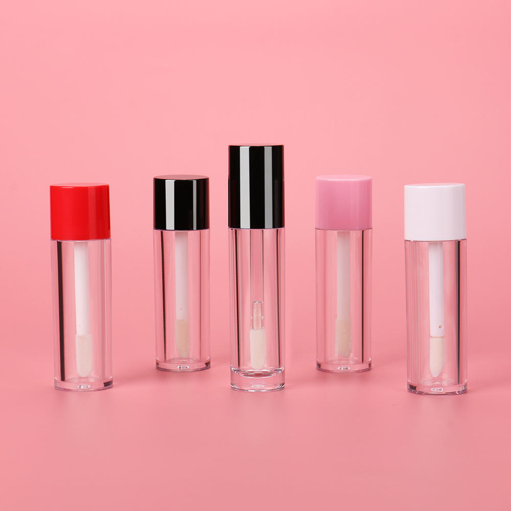 18.7ml  21ml Large Capacity Lip Gloss Tube Big Wand Empty Lip Oil Bottle Concealer Tube With Brush