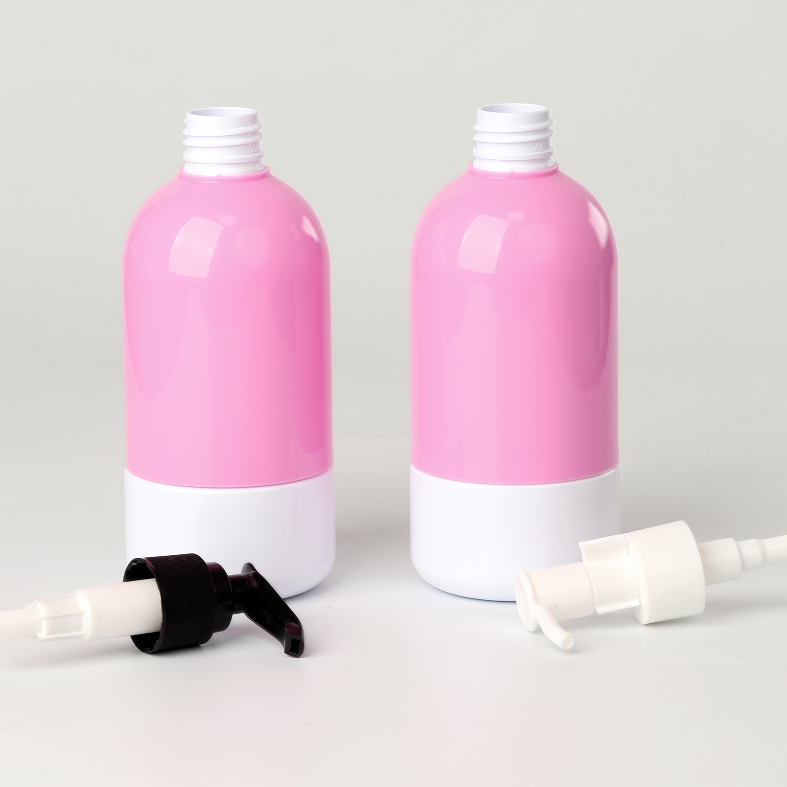 300ml Double Wall Empty PET Cosmetic Plastic Bottle Shampoo Hand Wash Lotion Liquid Soap Dispenser Pump Bottle