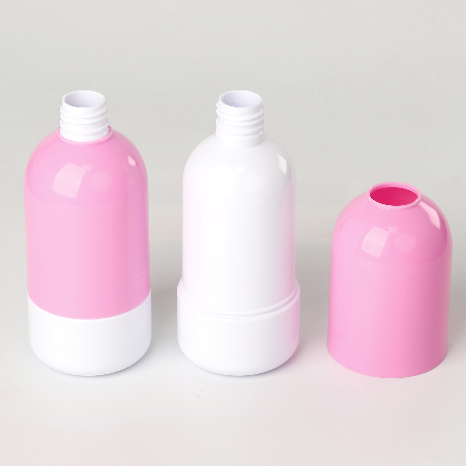 300ml Double Wall Empty PET Cosmetic Plastic Bottle Shampoo Hand Wash Lotion Liquid Soap Dispenser Pump Bottle