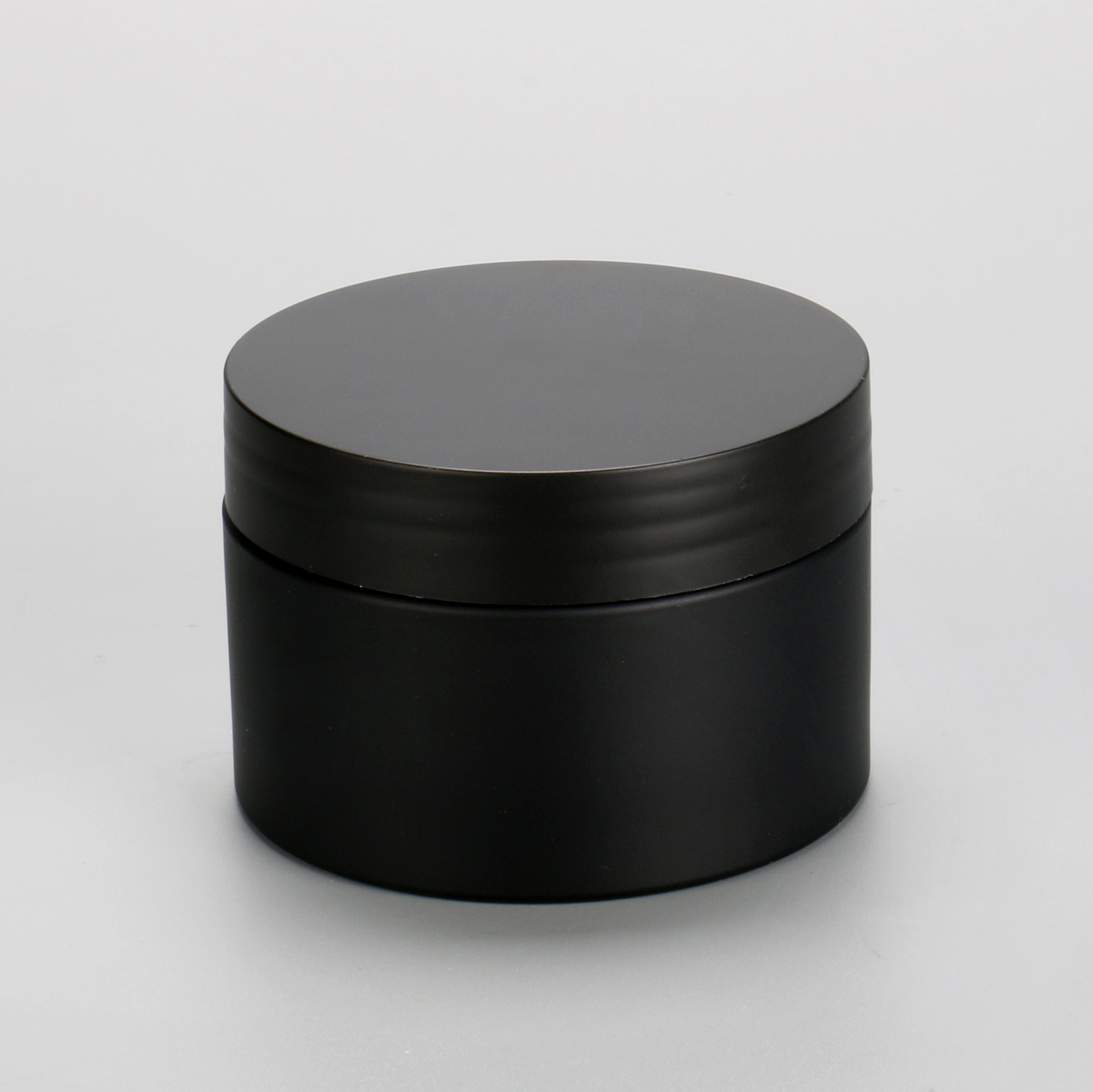 Frosted Round 30g 50g 100g 120g 150g Body Scrub Face Cream PP Plastic Matte Black Cosmetic Jar