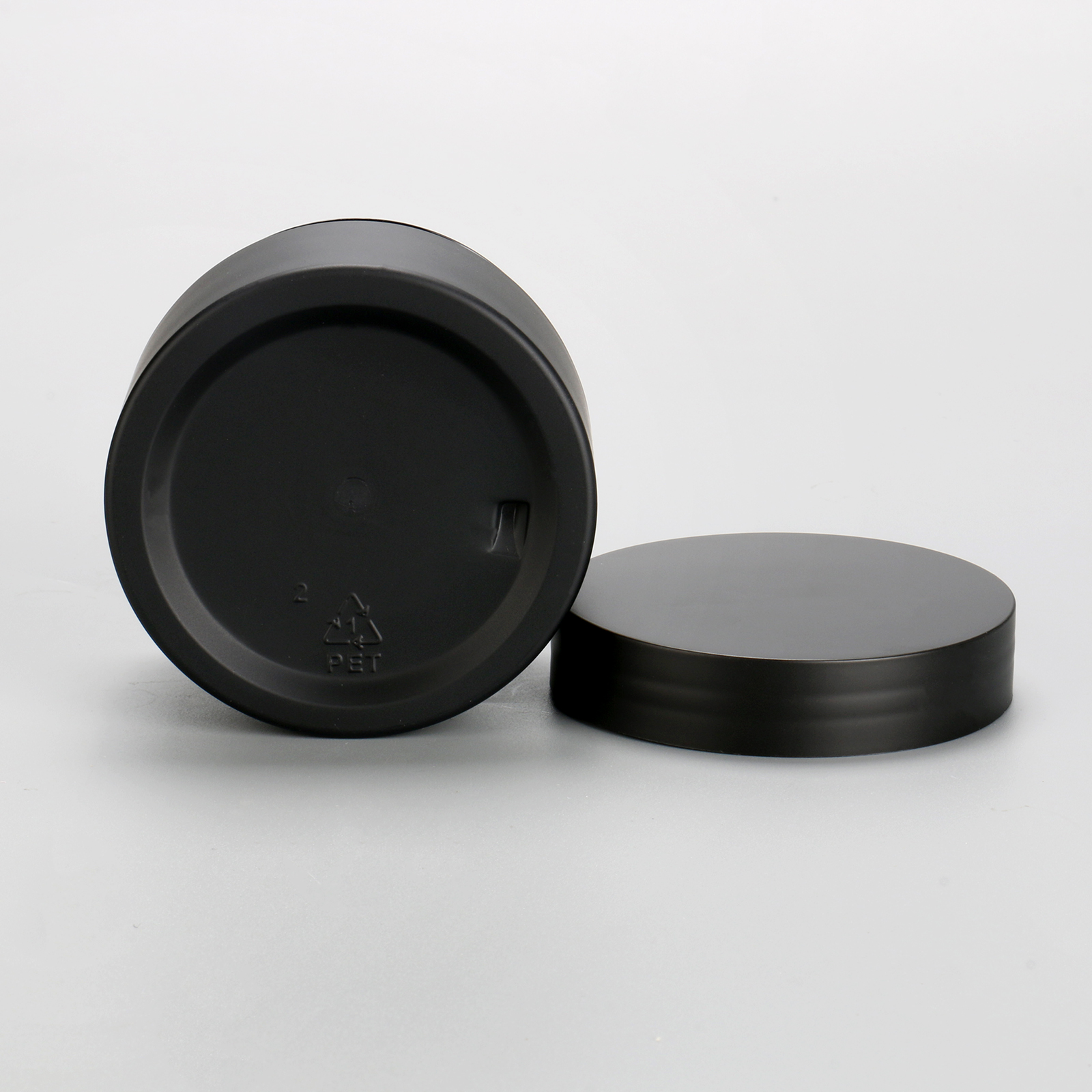 Frosted Round 30g 50g 100g 120g 150g Body Scrub Face Cream PP Plastic Matte Black Cosmetic Jar