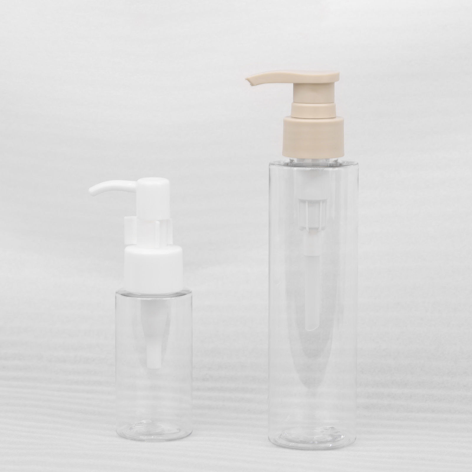 60ml 150ml Empty Transparent Plastic Shampoo Conditioner Packaging Containers Makeup Remover Bottles With Pump