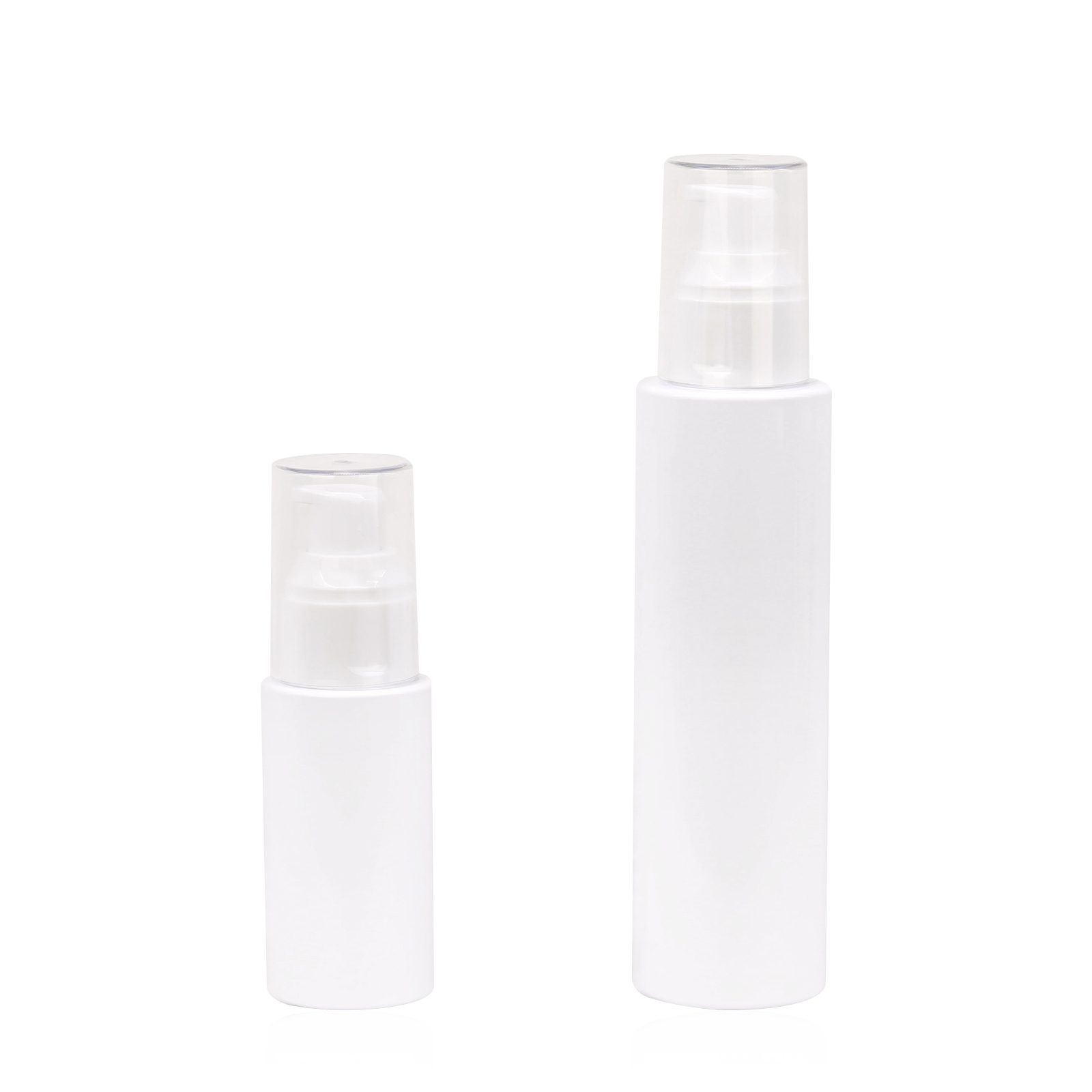 60ml 150ml Empty Cosmetic Skincare Packaging White Cream Essence Plastic Serum Lotion Airless Pump Bottle