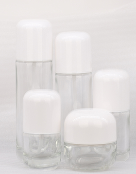 30ml 50ml 100ml 120ml 50g Cosmetic Glass Bottle Serum Lotion Pump Bottle Glass Cream Jar Container