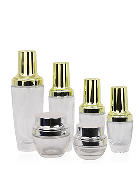 Luxury 30g 50g 30ml 50ml 100ml 120ml Cosmetics Packaging Skin Care Serum Glass Lotion Pump Bottle Face Cream Jar Sets