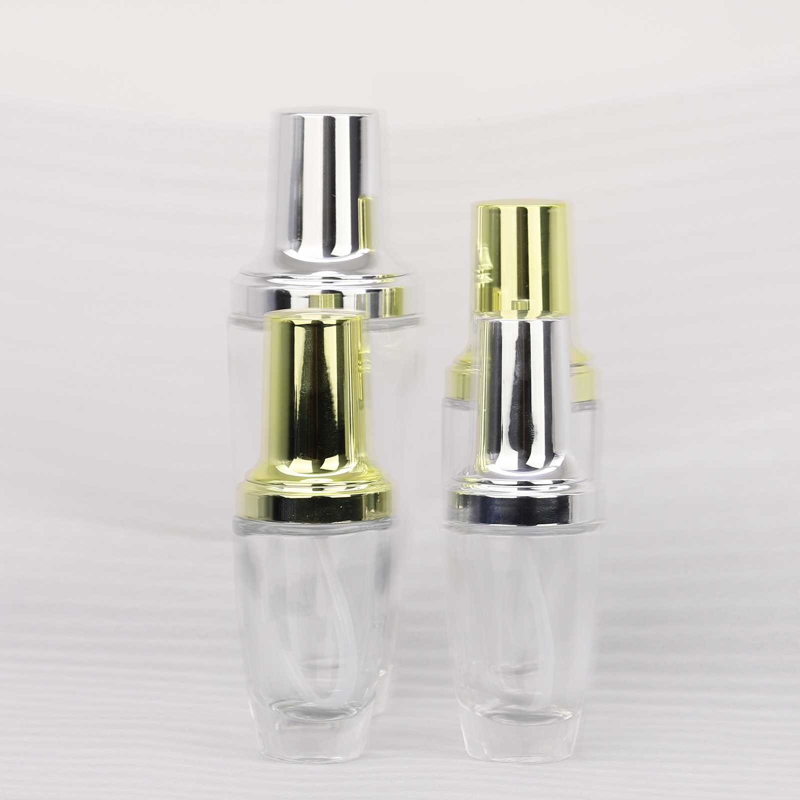 Luxury 30g 50g 30ml 50ml 100ml 120ml Cosmetics Packaging Skin Care Serum Glass Lotion Pump Bottle Face Cream Jar Sets