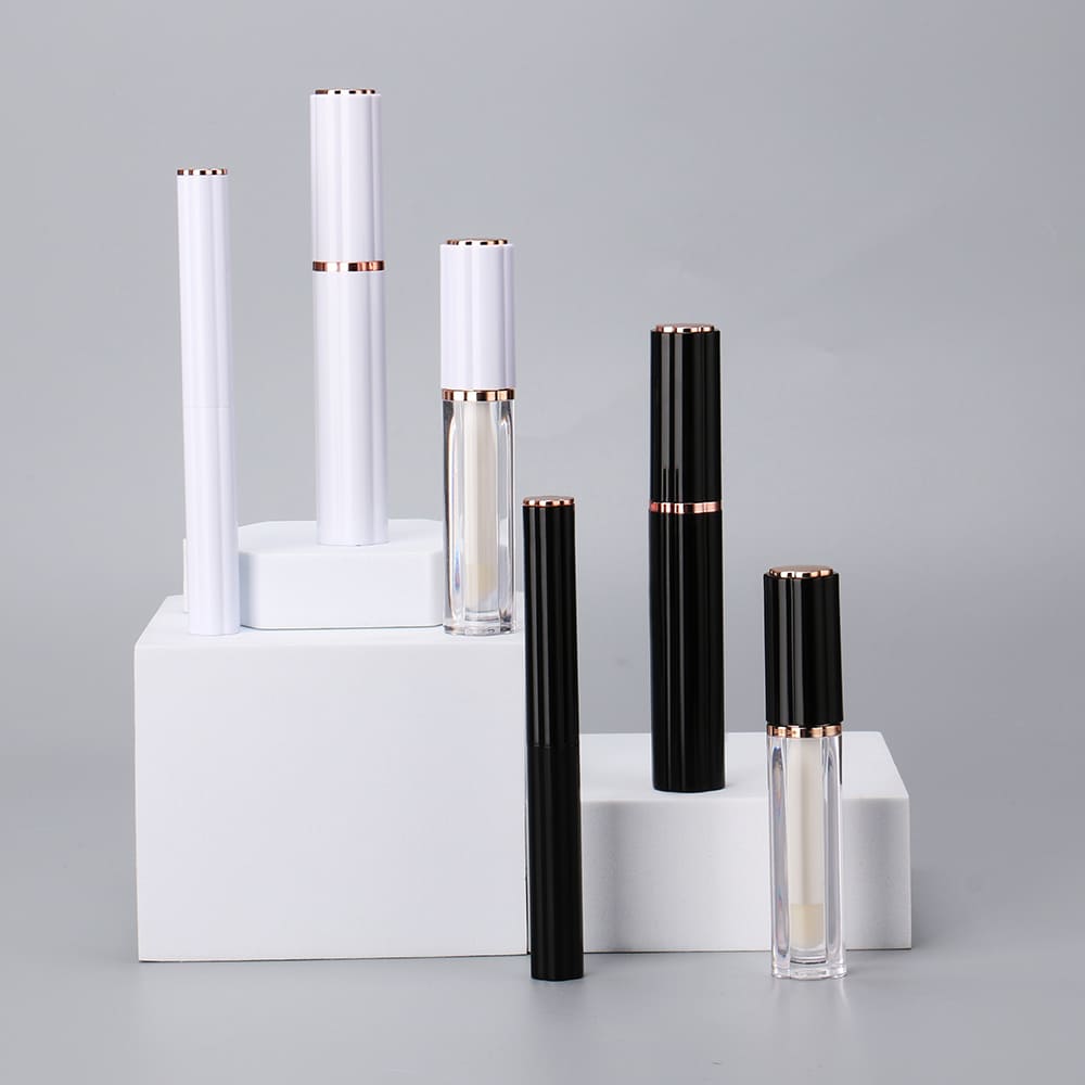 Classic Cylinder Cosmetic Tube Set for Lip Gloss, Mascara & Eyeliner