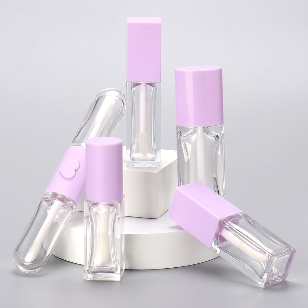Thick Wall PETG Lip Gloss Tube with Doe-Foot Applicator