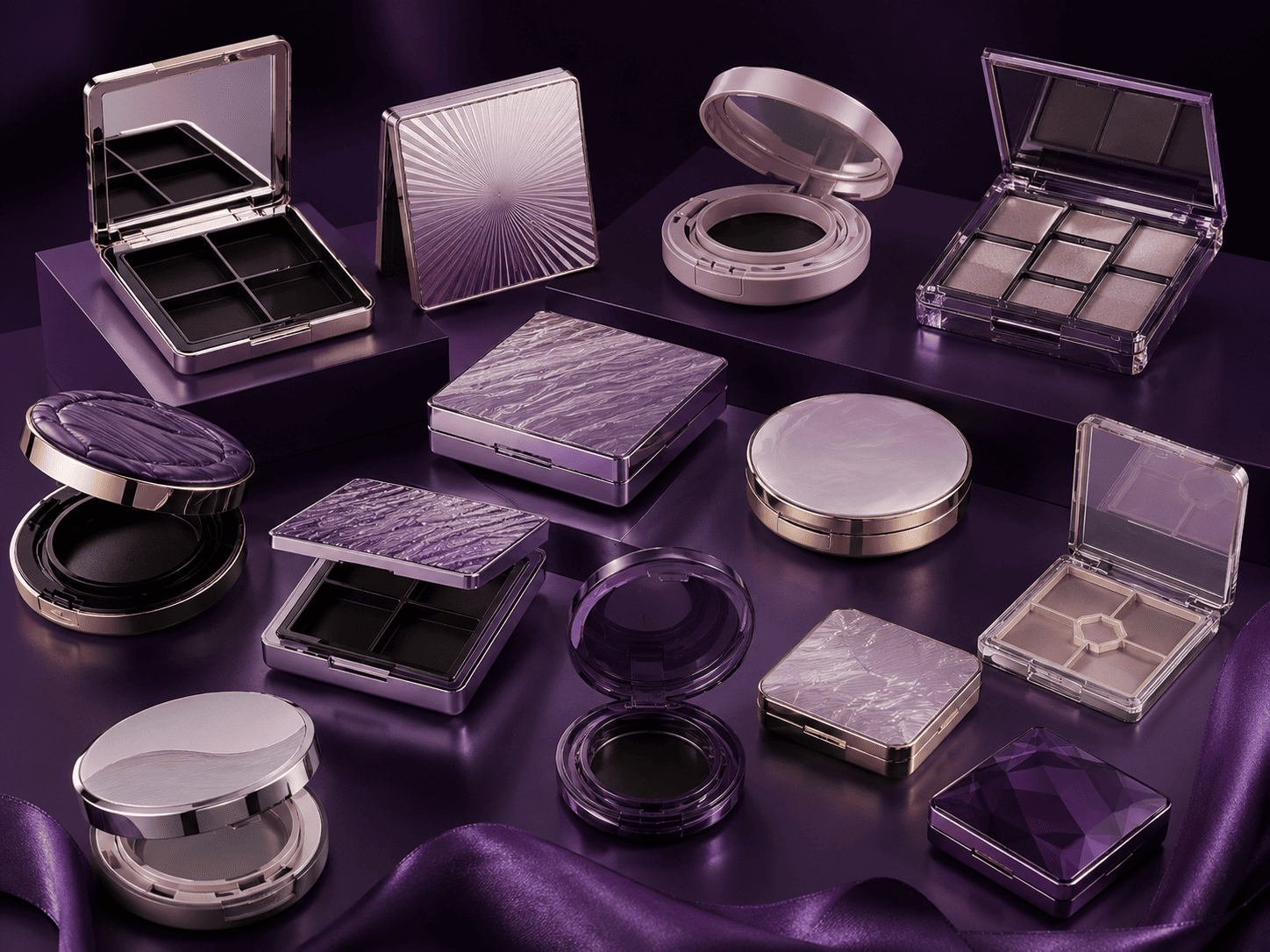 Custom compact and palette packaging solutions manufactured in China