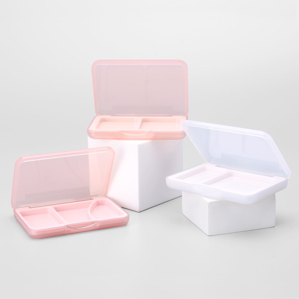 Custom Rectangular Eyeshadow & Blush Compact Packaging