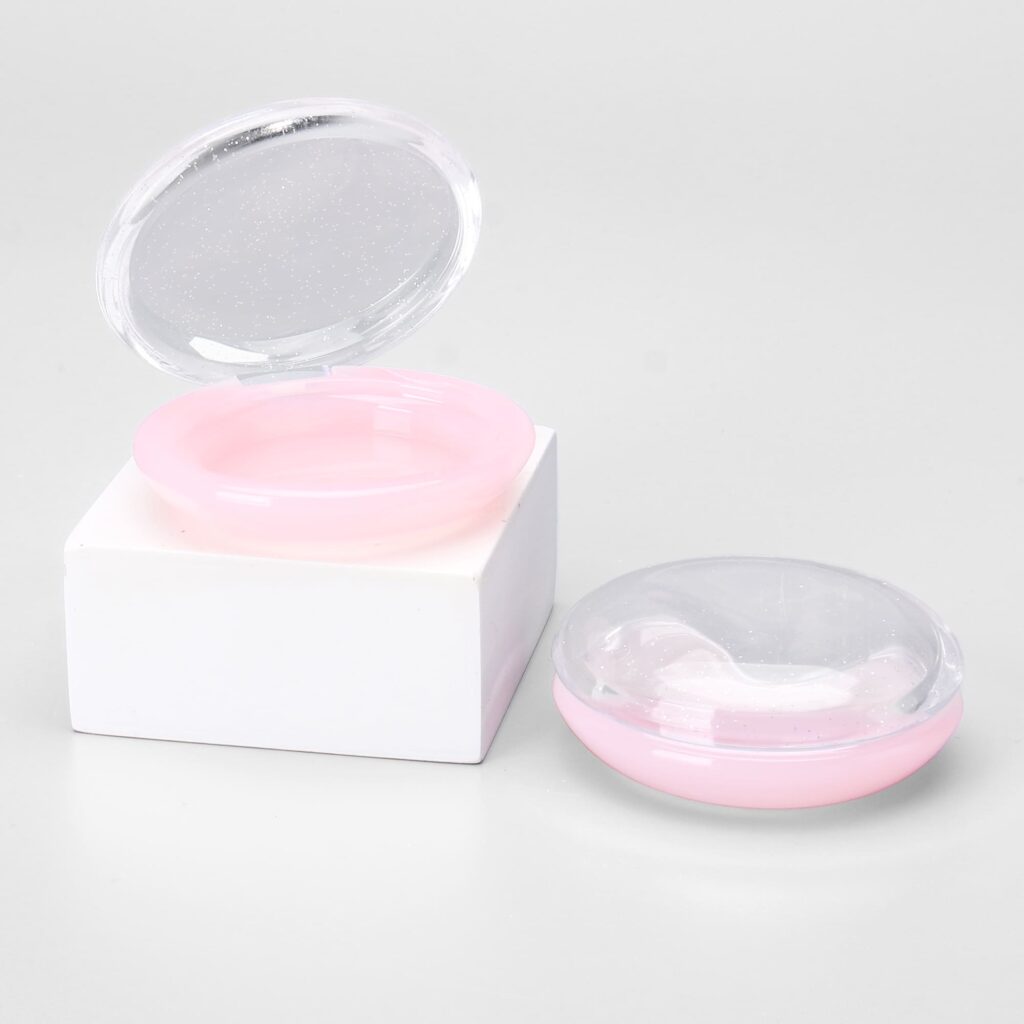 Pebble Shape Single Makeup Compact Packaging for Blush & Highlighter